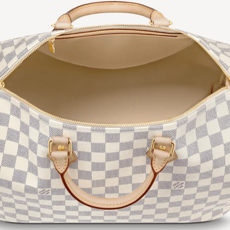 Louis Vuitton SPEEDY BANDOULIERE 35 Damier Azur Handbag N41369 